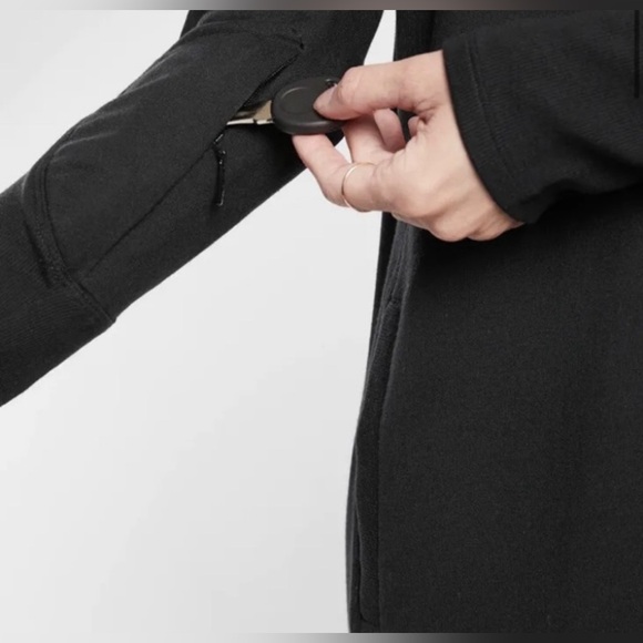 Athleta Black Sweatshirt Dress Size small - Picture 3 of 13